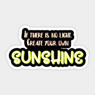 If there is no light Sticker